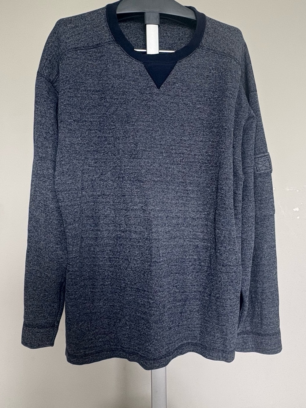 B.U.M Equipment Vintage Men's XL Heathered Charcoal Gorpcore Crew Sweater
